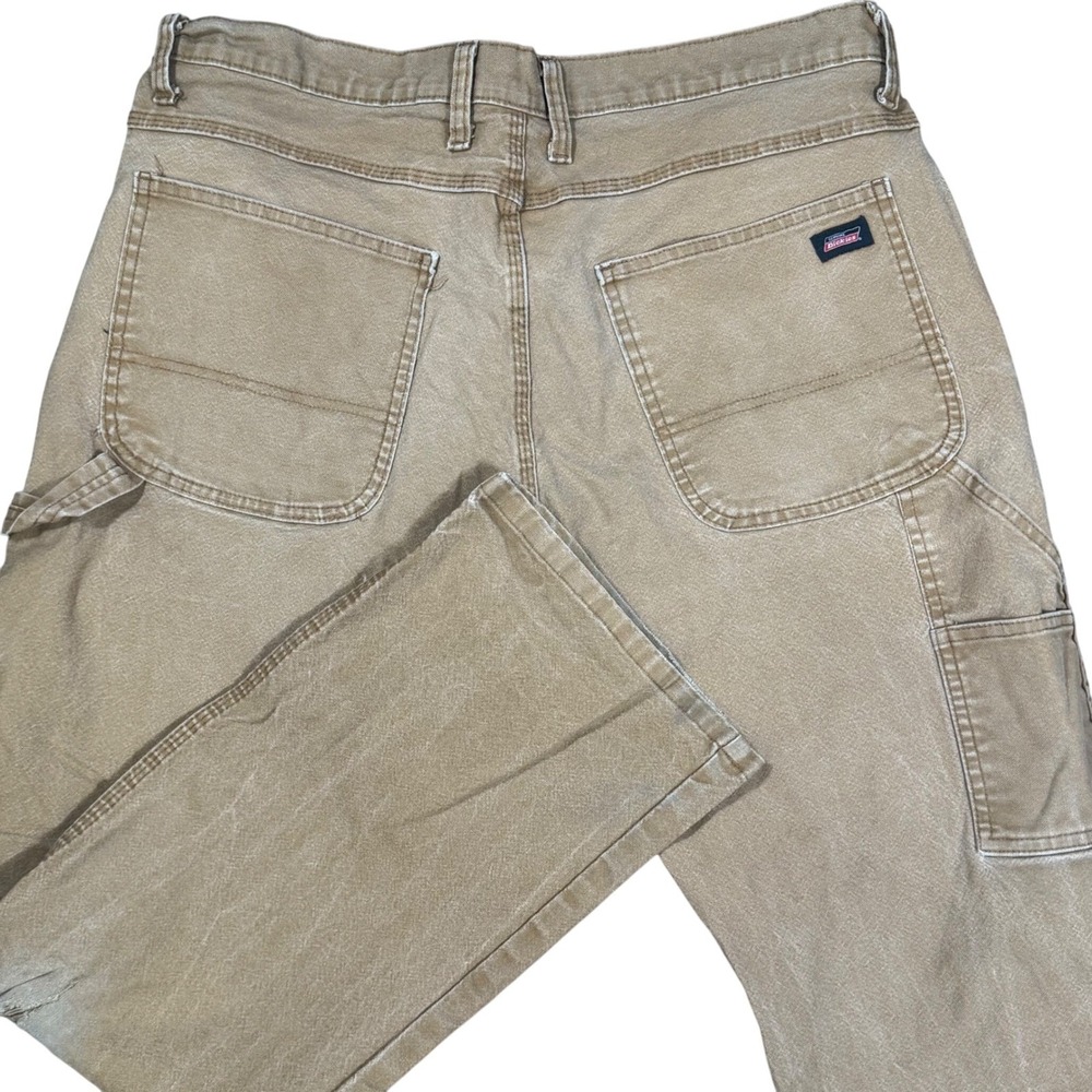 Dickies Carpenter Pants Work Utility Khaki Tan Size 36x32 Grunge Skater Pants‎